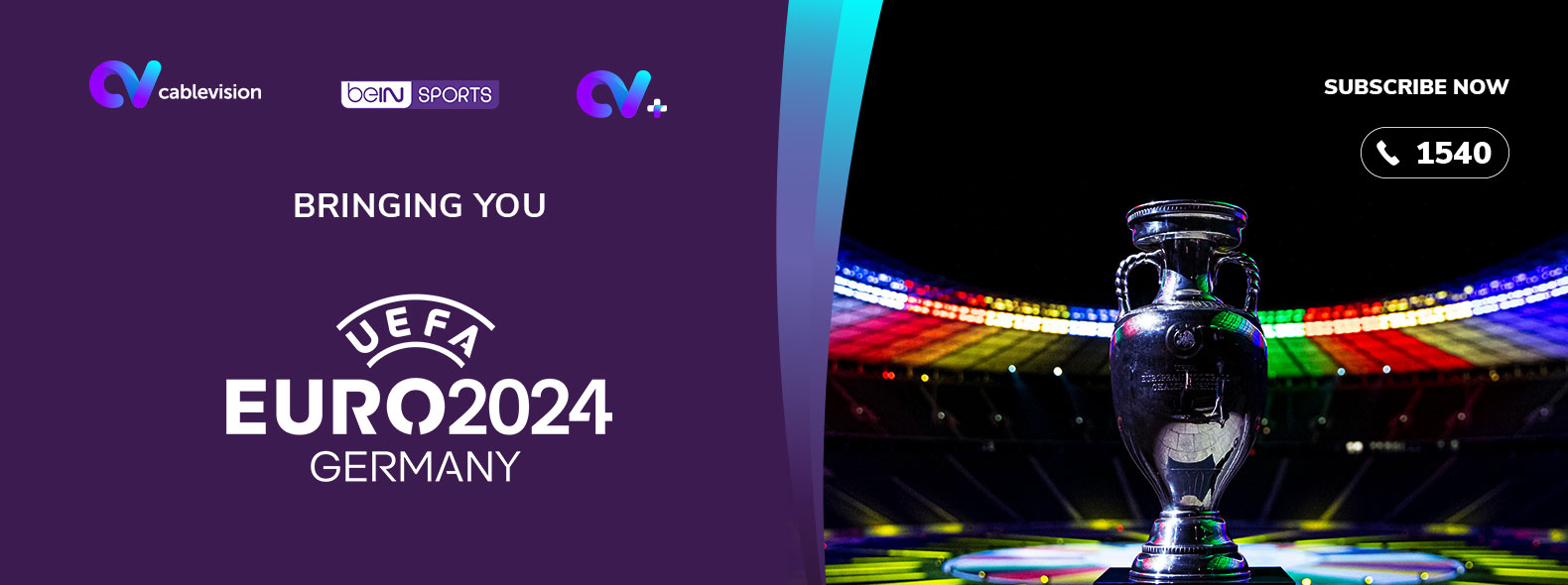 UEFA EuroCup 2024 now on Cablevision